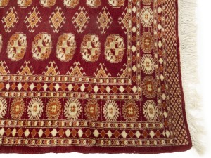 Vintage Red Tribal 4X6 Turkoman Bokhara Oriental Rug