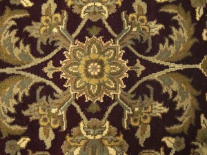 Burgundy Floral Classic 4X6 Agra Jaipur Oriental Rug