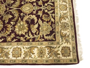 Burgundy Floral Classic 4X6 Agra Jaipur Oriental Rug