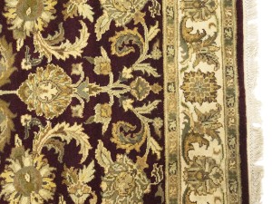Burgundy Floral Classic 4X6 Agra Jaipur Oriental Rug