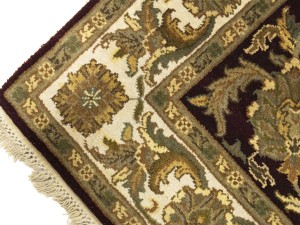 Burgundy Floral Classic 4X6 Agra Jaipur Oriental Rug
