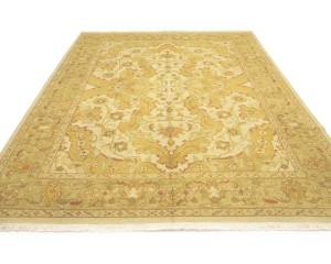 Cream Tribal Sumak 9X12 Pakistan Oriental Rug