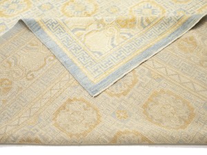 Blue-gray Tribal Kutan 9X12 Pakistan Oriental Rug