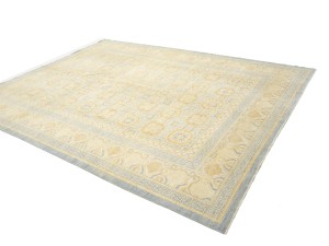 Blue-gray Tribal Kutan 9X12 Pakistan Oriental Rug