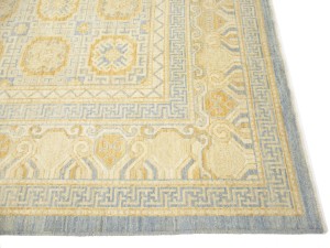 Blue-gray Tribal Kutan 9X12 Pakistan Oriental Rug