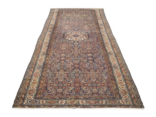 Antique Muted Tribal 7X16 Malayer Persian Rug