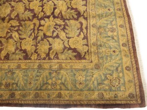Burgundy Floral Classic 6X9 Agra Jaipur Oriental Rug