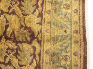 Burgundy Floral Classic 6X9 Agra Jaipur Oriental Rug