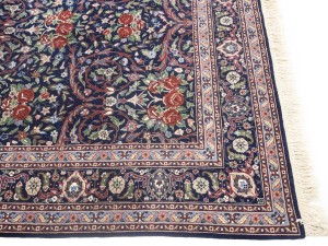 Purple-navy Traditional Floral 6X9 Kerman Pakistan Rug