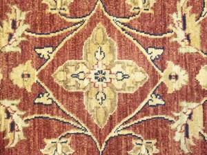 Rusty Red Floral 6X9 Oushak Oriental Rug