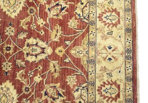 Rusty Red Floral 6X9 Oushak Oriental Rug