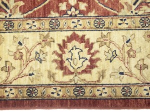Rusty Red Floral 6X9 Oushak Oriental Rug