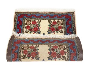 Vintage Cream Floral Tribal 2X3 Bidjar Persian Rug