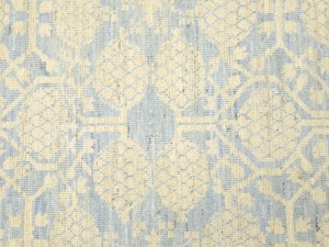 Beige Floral Khotan 4X6 Oushak Oriental Rug