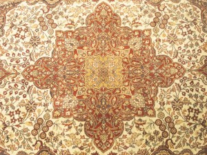 Cream Floral Classic 4X6 Agra Jaipur Oriental Rug