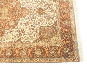 Cream Floral Classic 4X6 Agra Jaipur Oriental Rug