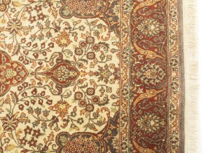 Cream Floral Classic 4X6 Agra Jaipur Oriental Rug