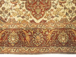 Cream Floral Classic 4X6 Agra Jaipur Oriental Rug