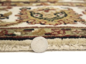 Cream Floral Classic 4X6 Agra Jaipur Oriental Rug