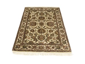 Cream Floral Classic 4X6 Agra Jaipur Oriental Rug