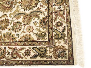 Cream Floral Classic 4X6 Agra Jaipur Oriental Rug