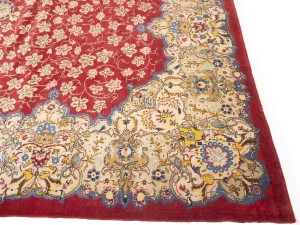 Semi Antique Red Traditional 10'6X14 Kashan Persian Rug