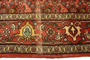 Vintage Floral Red 4X7 Bidjar Gholtogh Persian Rug