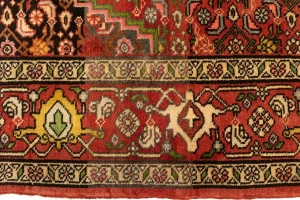 Vintage Floral Red 4X7 Bidjar Gholtogh Persian Rug