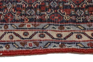 Vintage Geometric 3X13 Bidjar Sanneh Persian Runner Rug