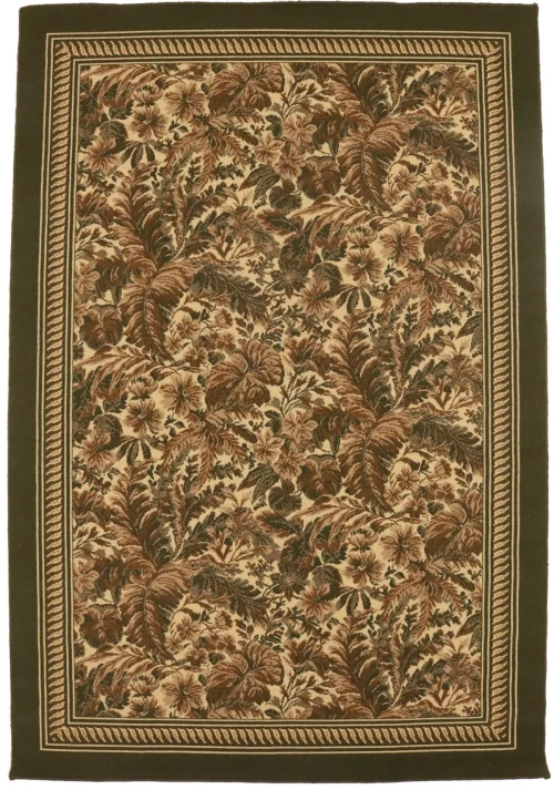 Multicolored Floral 6X9 Modern Machine-Made Rug