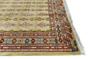 Vintage Allover Tribal 7X9 Turkoman Persian Rug