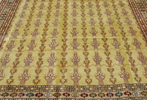 Vintage Allover Tribal 7X9 Turkoman Persian Rug