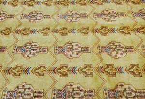 Vintage Allover Tribal 7X9 Turkoman Persian Rug