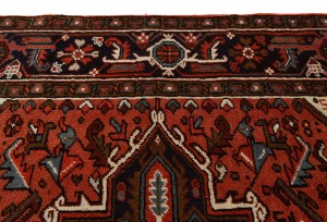 Vintage Traditional Geometric 8X11 Heriz Persian Rug