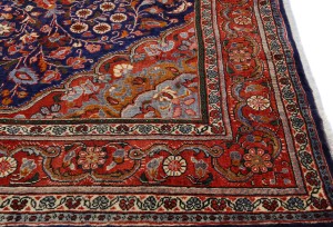 Vintage Purple-navy Traditional 6X10 Kashmar Persian Rug