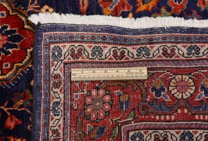 Vintage Purple-navy Traditional 6X10 Kashmar Persian Rug