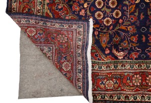 Vintage Purple-navy Traditional 6X10 Kashmar Persian Rug