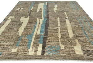 Multicolored Tribal Modern 8X10 Moroccan Style Oriental Rug