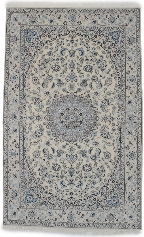 Cream Traditional Classic 5X8'5 Nain Persian Rug