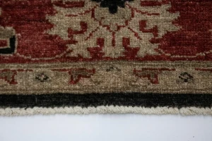 Black Vintage Floral 6X9 Agra Jaipur Oriental Rug
