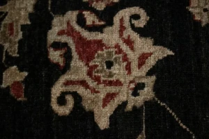 Black Vintage Floral 6X9 Agra Jaipur Oriental Rug