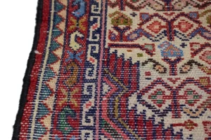Cream Vintage Tribal 2X4 Hamedan Tajabad Persian Oriental Rug