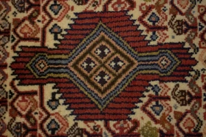 Cream Vintage Tribal 2X4 Hamedan Tajabad Persian Oriental Rug