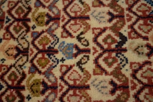 Cream Vintage Tribal 2X4 Hamedan Tajabad Persian Oriental Rug