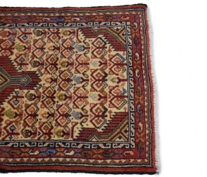 Cream Vintage Tribal 2X4 Hamedan Tajabad Persian Oriental Rug