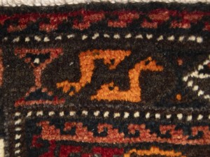 Vintage Tribal 2X2 Balouch Persian Square Rug