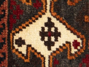 Vintage Tribal 2X2 Balouch Persian Square Rug