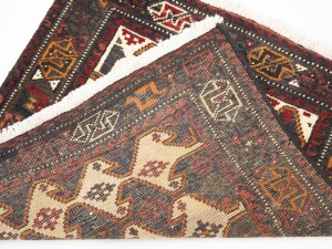 Vintage Tribal 2X2 Balouch Persian Square Rug