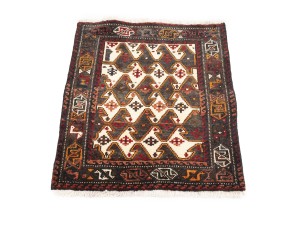 Vintage Tribal 2X2 Balouch Persian Square Rug