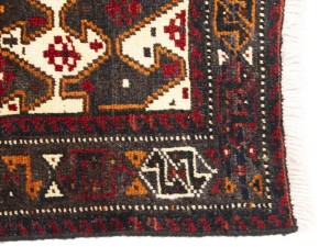 Vintage Tribal 2X2 Balouch Persian Square Rug
